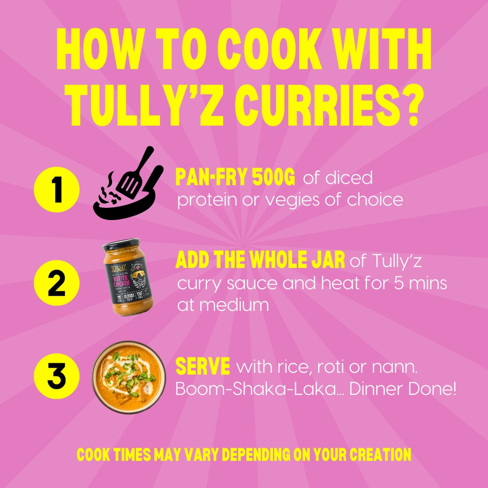 
                  
                    Tully’z Butter Chicken Curry Sauce
                  
                